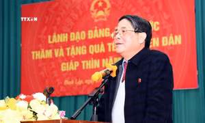 Phó Chủ tịch Quốc hội Nguyễn Đức Hải thăm và chúc Tết tại Lạng Sơn