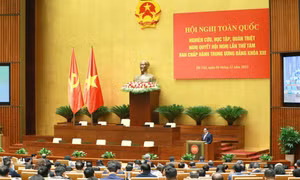 Hội nghị toàn quốc nghiên cứu, quán triệt Nghị quyết Hội nghị Trung ương 8: Hướng tới chính sách xã hội toàn dân, toàn diện, bao trùm và bền vững