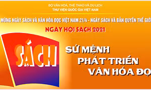 Ngày hội Sách 2021 có chủ đề "Sách - Sứ mệnh phát triển văn hóa đọc"