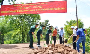 Đắk Lắk nâng cấp đường cơ động vào biên giới