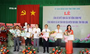 5 xã của huyện Tam Bình (Vĩnh Long) được công nhận xã An toàn khu