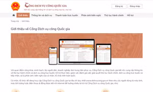 Ban hành Quy chế quản lý, vận hành, khai thác Cổng Dịch vụ công quốc gia
