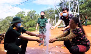 Thắt chặt tình quân dân nơi cực nam Tây Nguyên