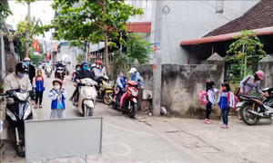 Hiệu quả mô hình cổng trường an toàn giao thông tại Sơn La