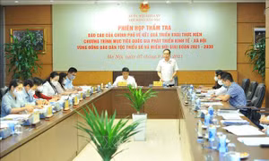 Phó Chủ tịch Thường trực Quốc hội Trần Thanh Mẫn phát biểu tại phiên họp. Ảnh: Minh Đức – TTXVN