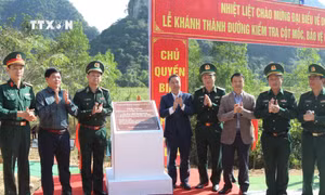 Khánh thành đường kiểm tra cột mốc bảo vệ biên giới Lạng Sơn