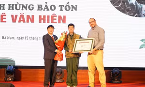 Thợ săn “gác súng” trở thành “Anh hùng bảo tồn” tại Hà Nam