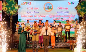 Bế mạc Liên hoan Dân ca Khmer khu vực Đồng bằng sông Cửu Long