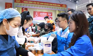 Yên Bái: Tiếp nhận gần 700 đơn vị máu trong Chương trình Ngày Chủ nhật đỏ