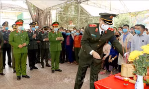 Thiếu tá Vi Văn Luân hy sinh khi truy bắt tội phạm ma túy