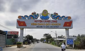Cửa ngõ huyện nông thôn mới- Huyện Càng Long. Nguồn: tnmttravinh.gov.vn