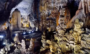 Động Thiên Đường, một kỳ quan thuộc Di sản thiên nhiên thế giới Vườn Quốc gia Phong Nha-Kẻ Bàng (Quảng Bình). (Nguồn: TTXVN)