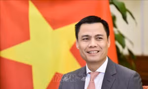 Ông Đặng Hoàng Giang, Thứ trưởng Bộ Ngoại giao kiêm giữ chức Chủ tịch Ủy ban Quốc gia UNESCO Việt Nam. Ảnh: TTXVN phát