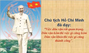 Công tác Dân vận của Đảng theo tư tưởng Hồ Chí Minh - Tự hào và trách nhiệm trên chặng đường mới (Phần cuối)