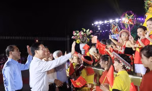Chủ tịch nước Võ Văn Thưởng dự Lễ hội Thành Tuyên 2023