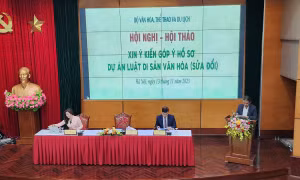 Thứ trưởng Hoàng Đạo Cương phát biểu Khai mạc Hội nghị- Hội thảo. Ảnh: toquoc.vn