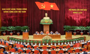 Ngày làm việc thứ ba Hội nghị Trung ương 6 khóa XIII