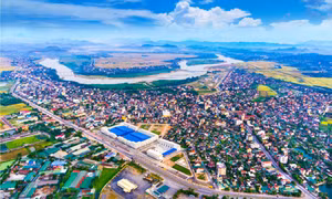 Thị trấn Đô Lương (huyện Đô Lương, tỉnh Nghệ An). Ảnh: baonghean.vn