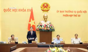 Bế mạc Phiên họp thứ 33 của Ủy ban Thường vụ Quốc hội 