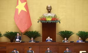 Phó Chủ tịch Quốc hội Nguyễn Đức Hải phát biểu. Ảnh: Doãn Tấn - TTXVN
