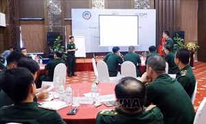 Tập huấn công tác phòng, chống mua bán người cho lực lượng Bộ đội Biên phòng