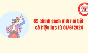 Những chính sách nổi bật có hiệu lực trong tháng 6/2024