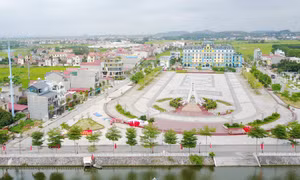 Diện mạo đô thị huyện Việt Yên ngày càng khang trang, phát triển. Ảnh: baobacgiang.com.vn