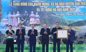 Trao chứng nhận Di sản văn hóa phi vật thể Quốc gia cho “Lễ cúng rừng” của người Mông ở Nà Hẩu