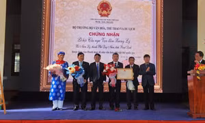 Bình Định đón nhận Bằng di sản văn hóa phi vật thể quốc gia “Lễ hội cầu ngư vạn đầm Xương Lý”