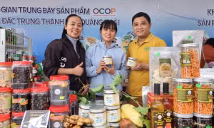 Quảng Ngãi trưng bày sản phẩm OCOP