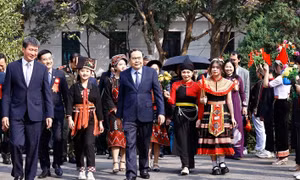 Chủ tịch Quốc hội Trần Thanh Mẫn dự lễ công bố quyết định huyện Văn Yên, tỉnh Yên Bái đạt chuẩn nông thôn mới