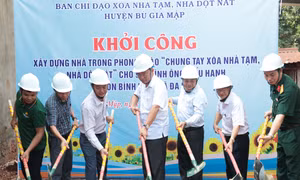 Xây dựng nhiều nhà mới tại huyện biên giới Bù Gia Mập