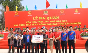 Vietjet và Vikki hỗ trợ 500 căn nhà cho hộ nghèo Tây Nguyên