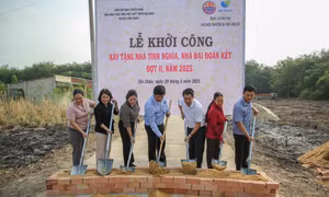 Khởi công xây dựng 22 căn nhà tình nghĩa, nhà Đại đoàn kết cho bà con nghèo ở vùng biên giới Tây Ninh