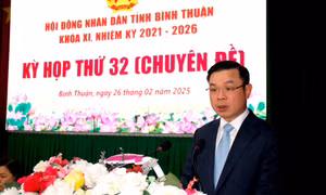 Ông Đỗ Hữu Huy được bầu giữ chức Chủ tịch UBND tỉnh Bình Thuận
