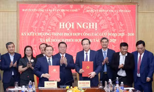 Phối hợp sâu rộng trong công tác tuyên giáo, dân vận cùng dân tộc và tôn giáo