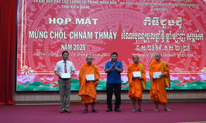 Kiên Giang: Hơn 200 đại biểu dự họp mặt mừng Tết cổ truyền Chôl Chnăm Thmây