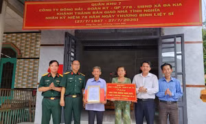 Mái ấm nghĩa tình quân dân lan tỏa niềm tin nơi vùng biên