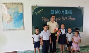 Ngày Nhà giáo Việt Nam 20/11: Thầy giáo của trẻ thơ