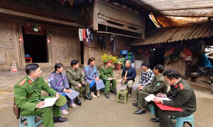 Công an xã, điểm tựa vững chắc của người dân nơi biên cương Tổ quốc