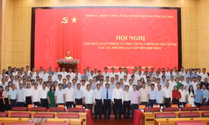 Lai Châu giao nhiệm vụ cho cán bộ chủ chốt các xã, phường mới sau sắp xếp