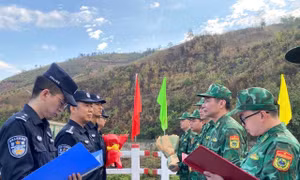 Phối hợp tuần tra liên hợp, thực thi pháp luật trên biên giới