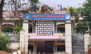 Trường Phổ thông dân tộc nội trú, Trung học cơ sở Quan Hóa, một trong các trường có vi phạm về tổ chức bữa ăn cho học sinh nội trú. Ảnh:laodong.vn