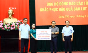 Cả nước chung tay ủng hộ hỗ trợ đồng bào bị thiệt hại do bão số 3