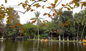 Khu di tích Chủ tịch Hồ Chí Minh tại Phủ Chủ tịch. Ảnh: Thanh Tùng - TTXVN