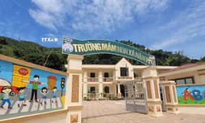 Trường tiểu học Nậm Pì, xã Nậm Pì, huyện Nậm Nhùn được đưa vào sử dụng trước năm học mới. Ảnh: Nguyễn Oanh-TTXVN