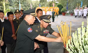 Tây Ninh truy điệu, an táng 172 hài cốt liệt sĩ quân tình nguyện và chuyên gia Việt Nam