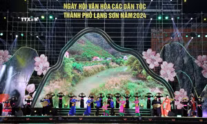 Độc đáo Ngày hội Văn hóa các dân tộc "thành phố Hoa Đào"