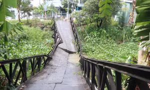 Đồng Tháp: Xe chở nước đá làm sập cầu Cái Tôm Trong