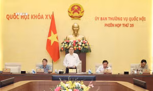 Bế mạc Phiên họp thứ 35 của Ủy ban Thường vụ Quốc hội